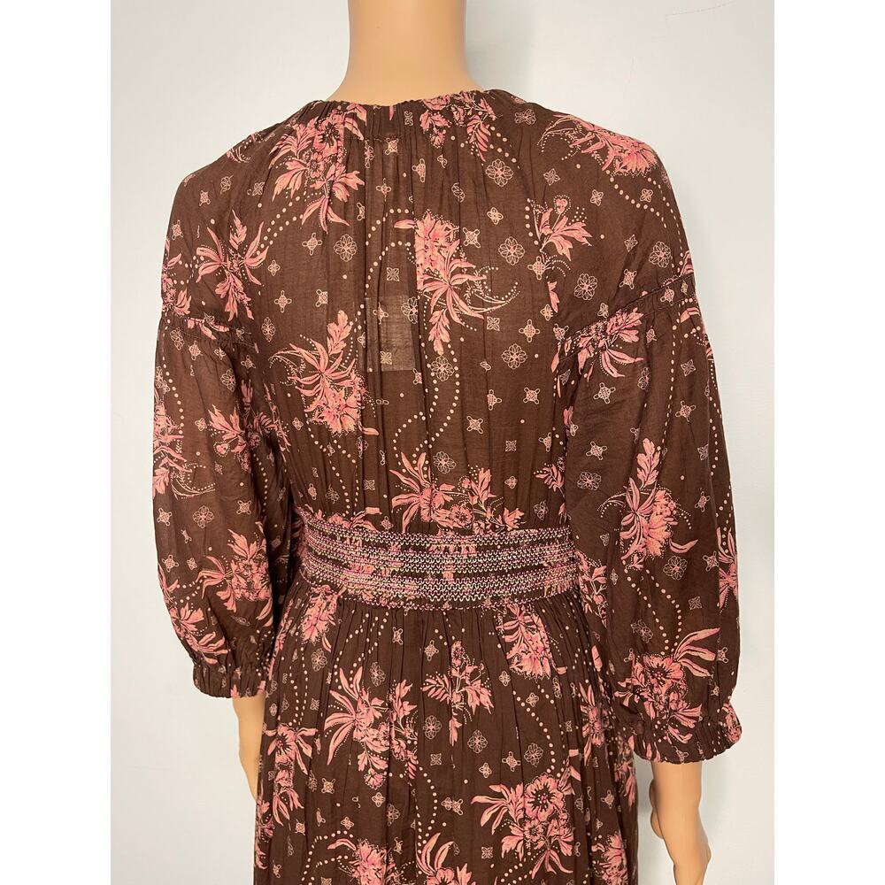 Free People NWT womens Golden Hour Maxi Dress size Small Boho Cottagecore - Picture 9 of 13